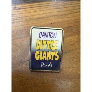 Vintage Canton Little Giants Pride Lapel Pin Tie Tack High School Varsity Footba